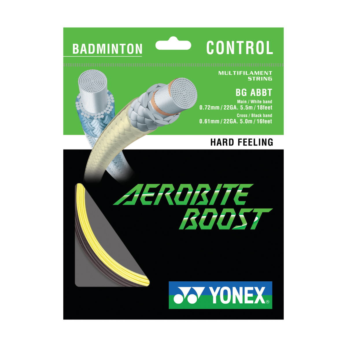 YONEX Badminton Saite - AEROBITE BOOST SET